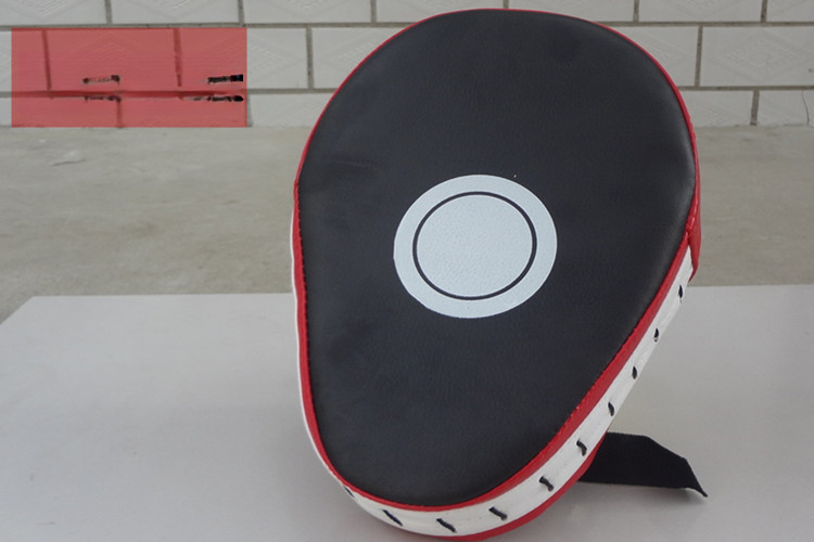 Curved Boxing Muay Thai Hand Target Sanda Training Thickened Anti Seismic Curved Shield PU Five Finger Taekwondo Foot Target_voghion.com